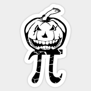 Pumpkin Pi Halloween for Math Nerds Sticker